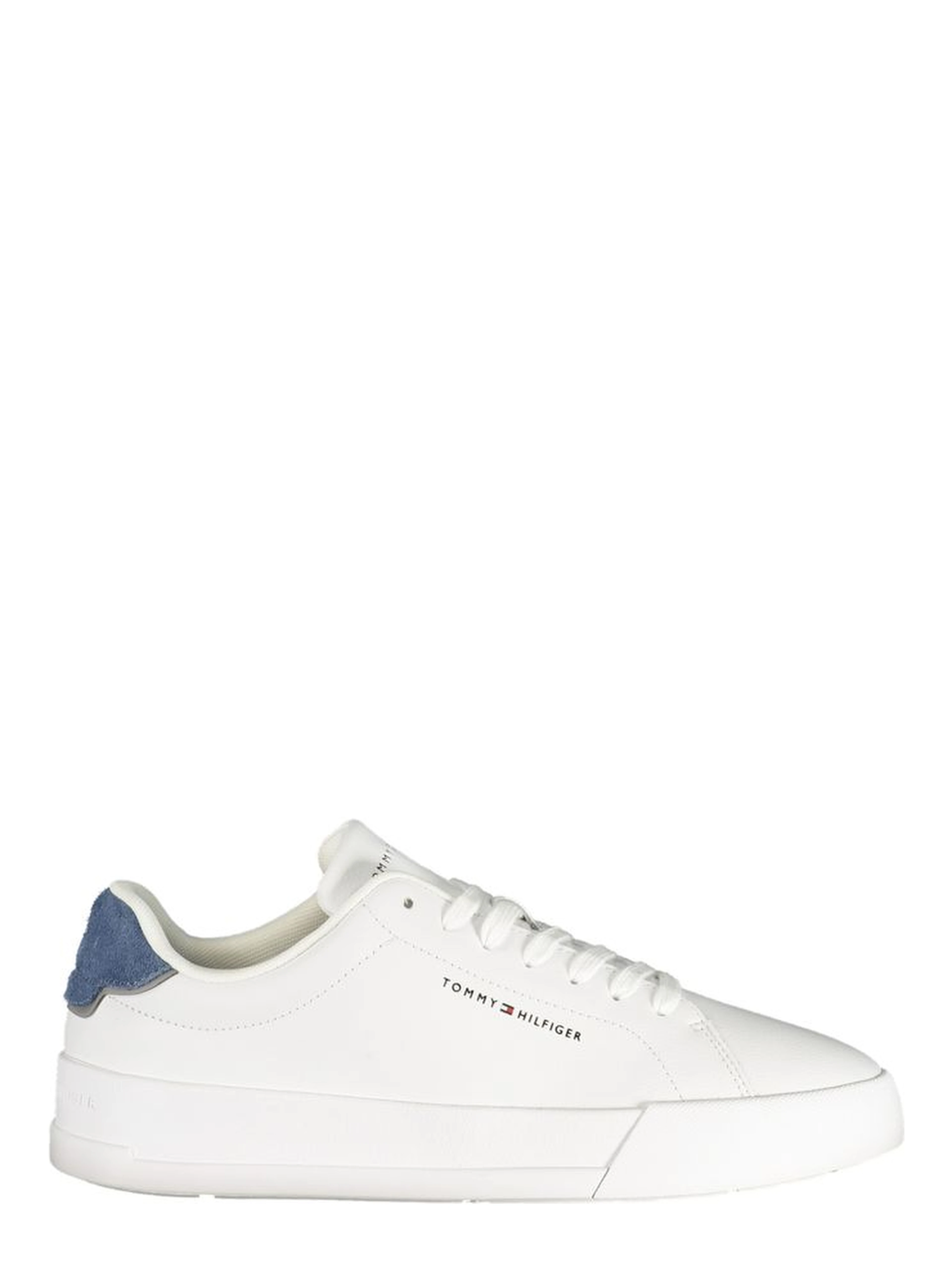 White Polyurethane Men's Sneaker