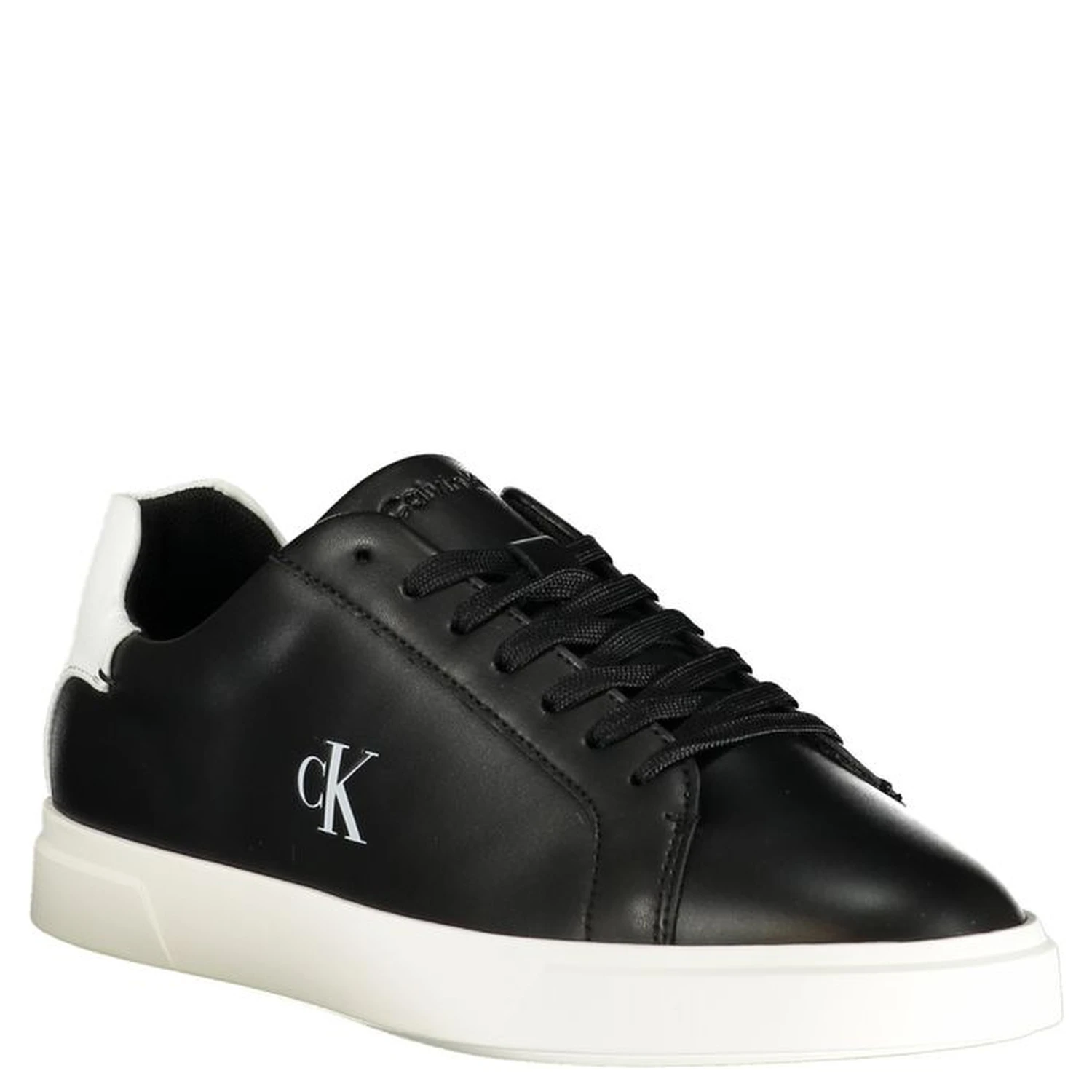 Black Polyurethane Women Sneaker