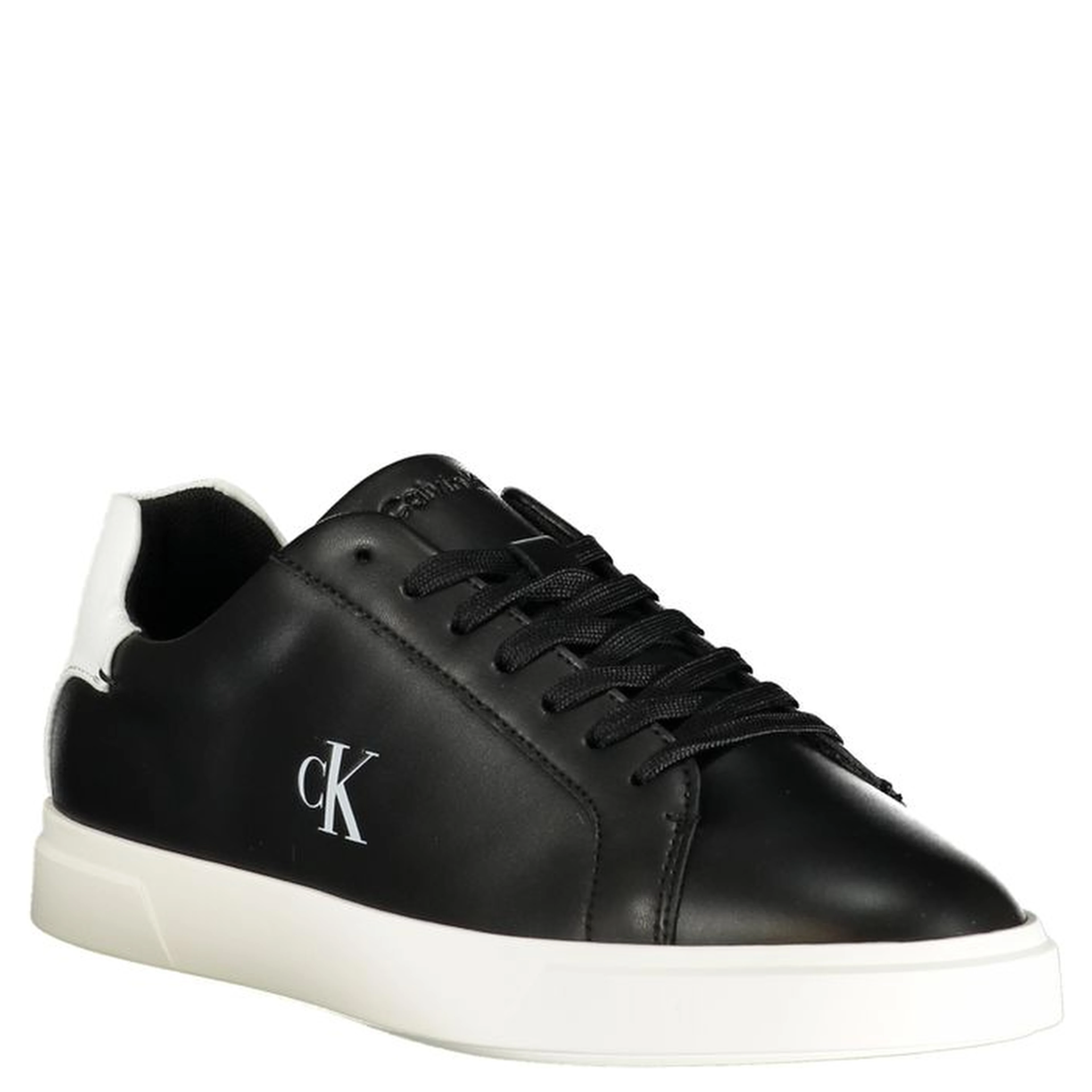 Black Polyurethane Women Sneaker