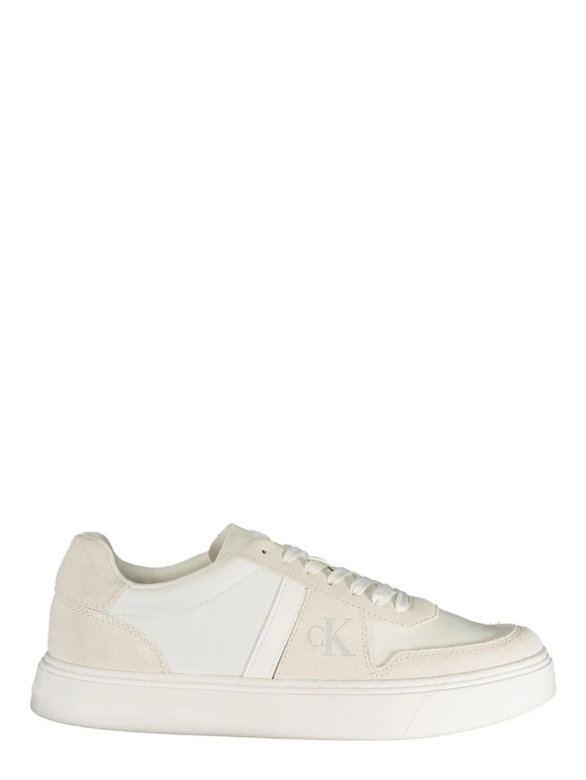 Bianco Polyester Mens Sneaker