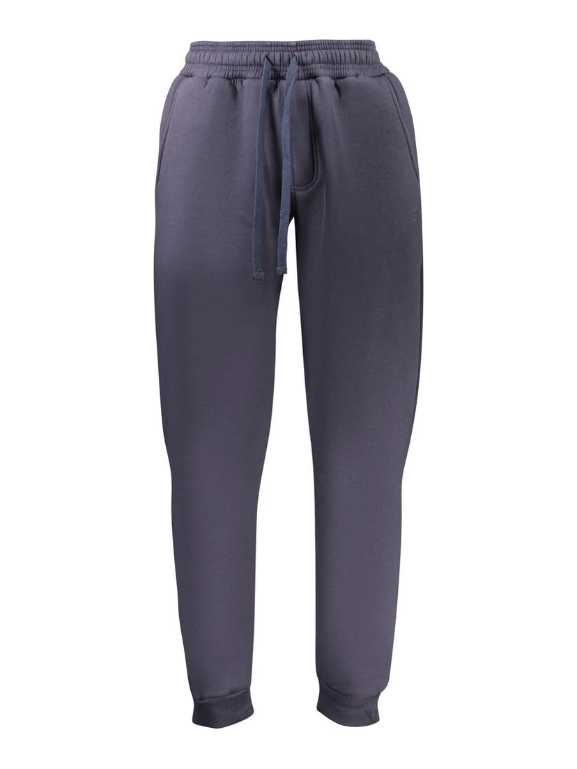Blue Cotton Men's Sweatpants