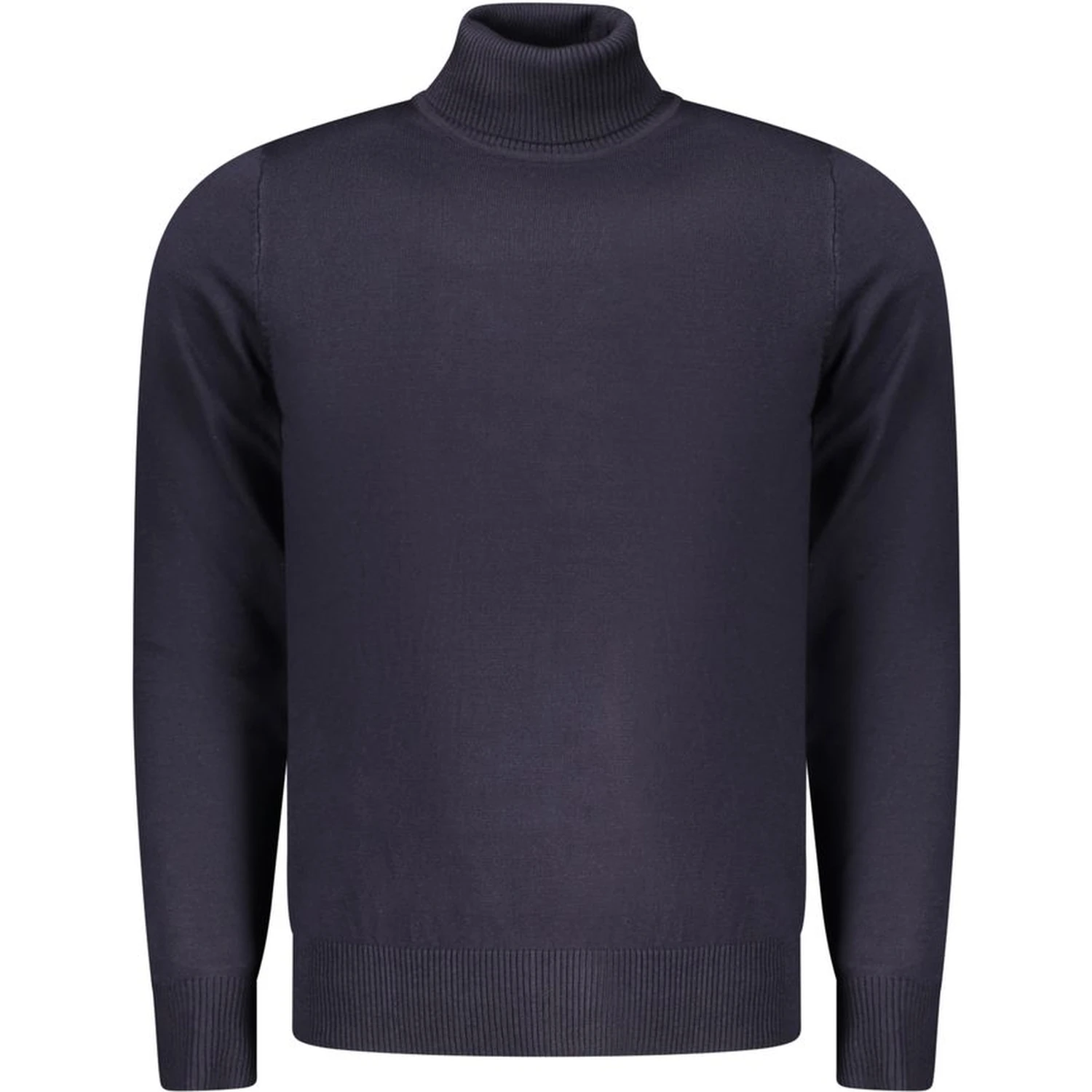 Blu Viscosa Uomo Maglia