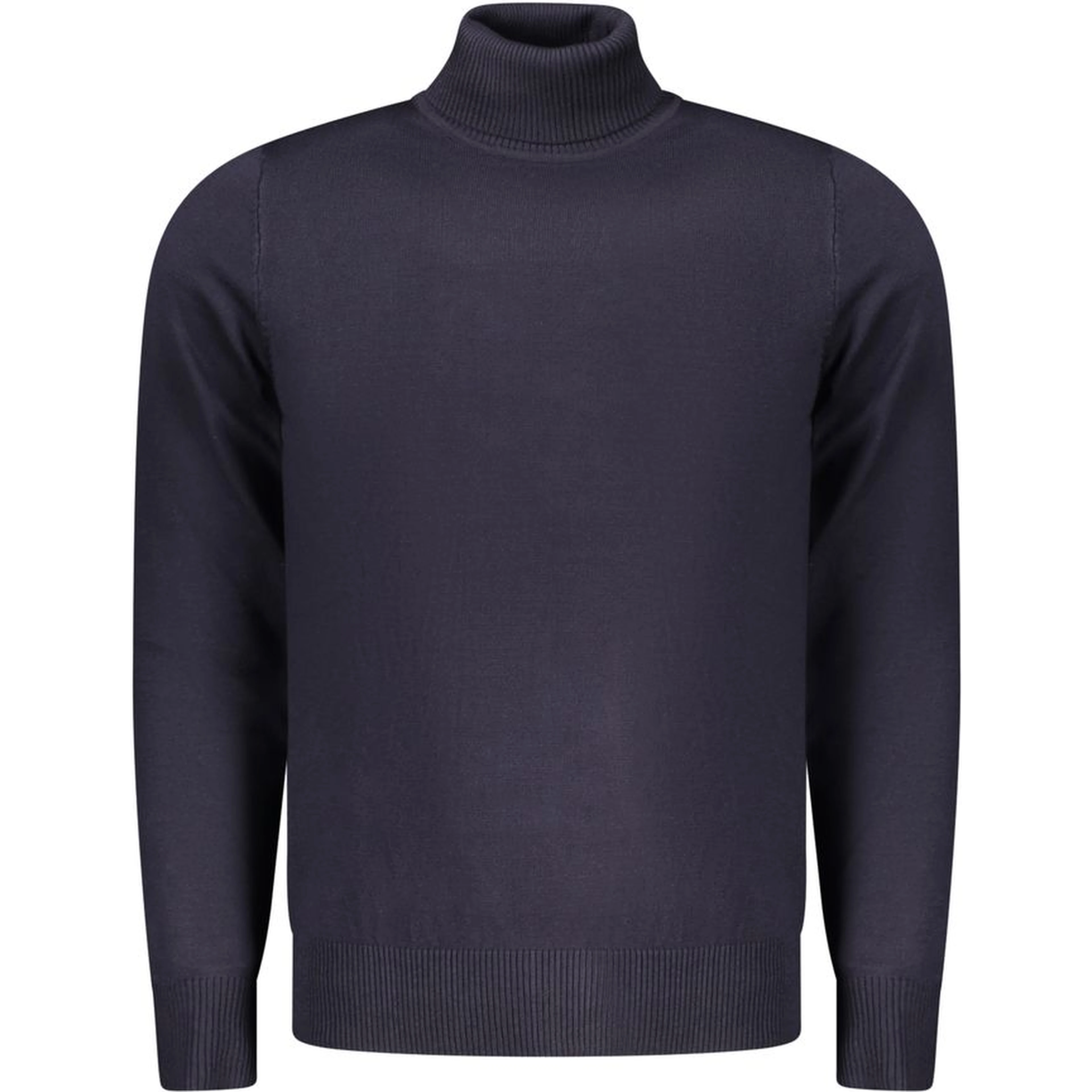 Blu Viscosa Uomo Maglia