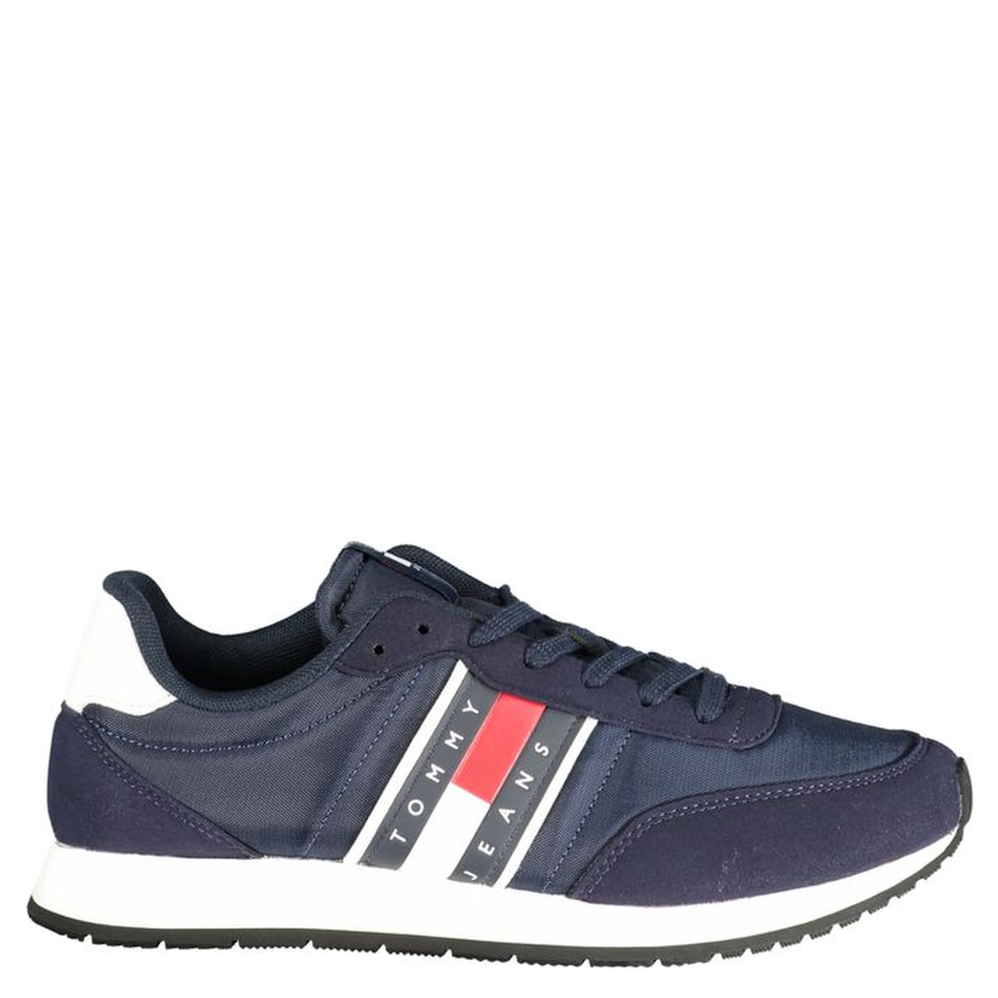 Blue Polyurethane Men Sneaker