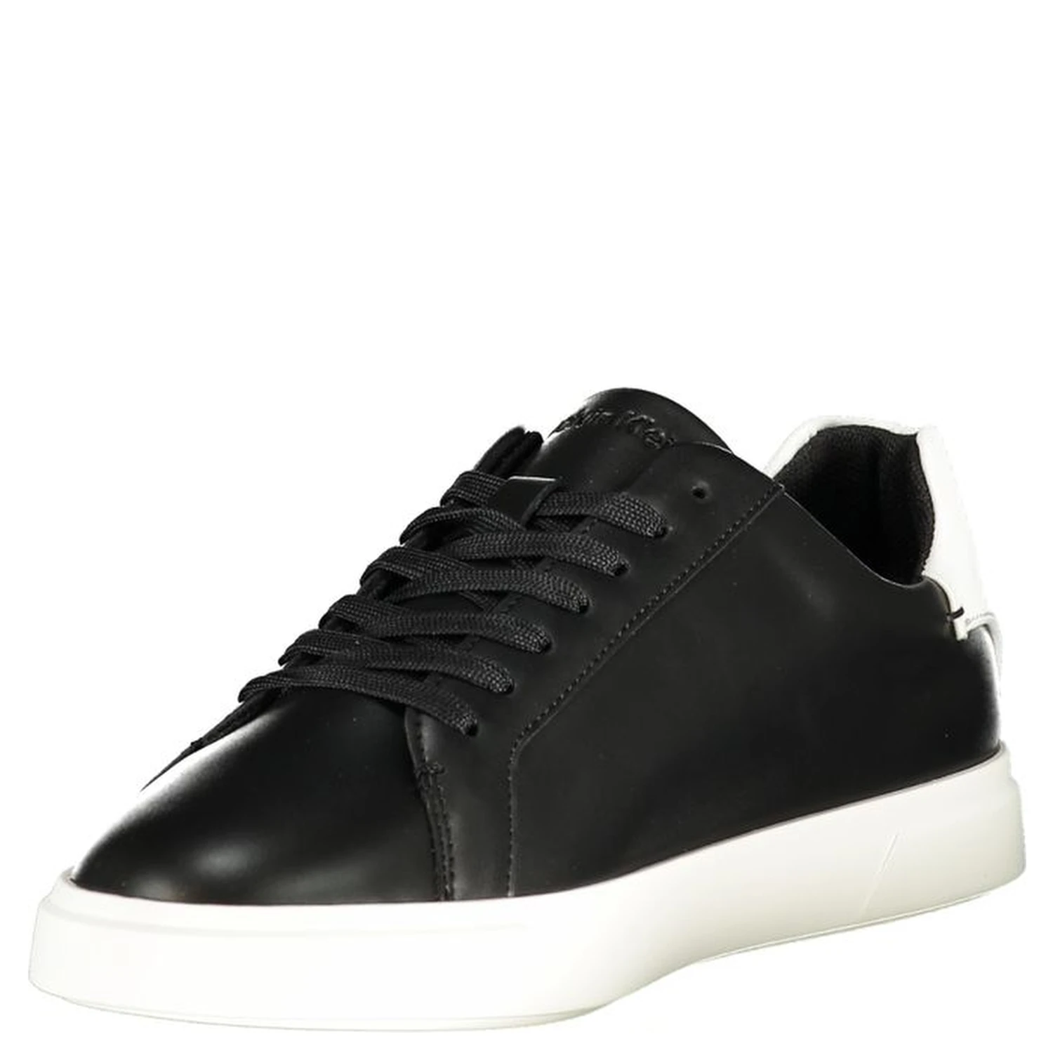 Black Polyurethane Women Sneaker