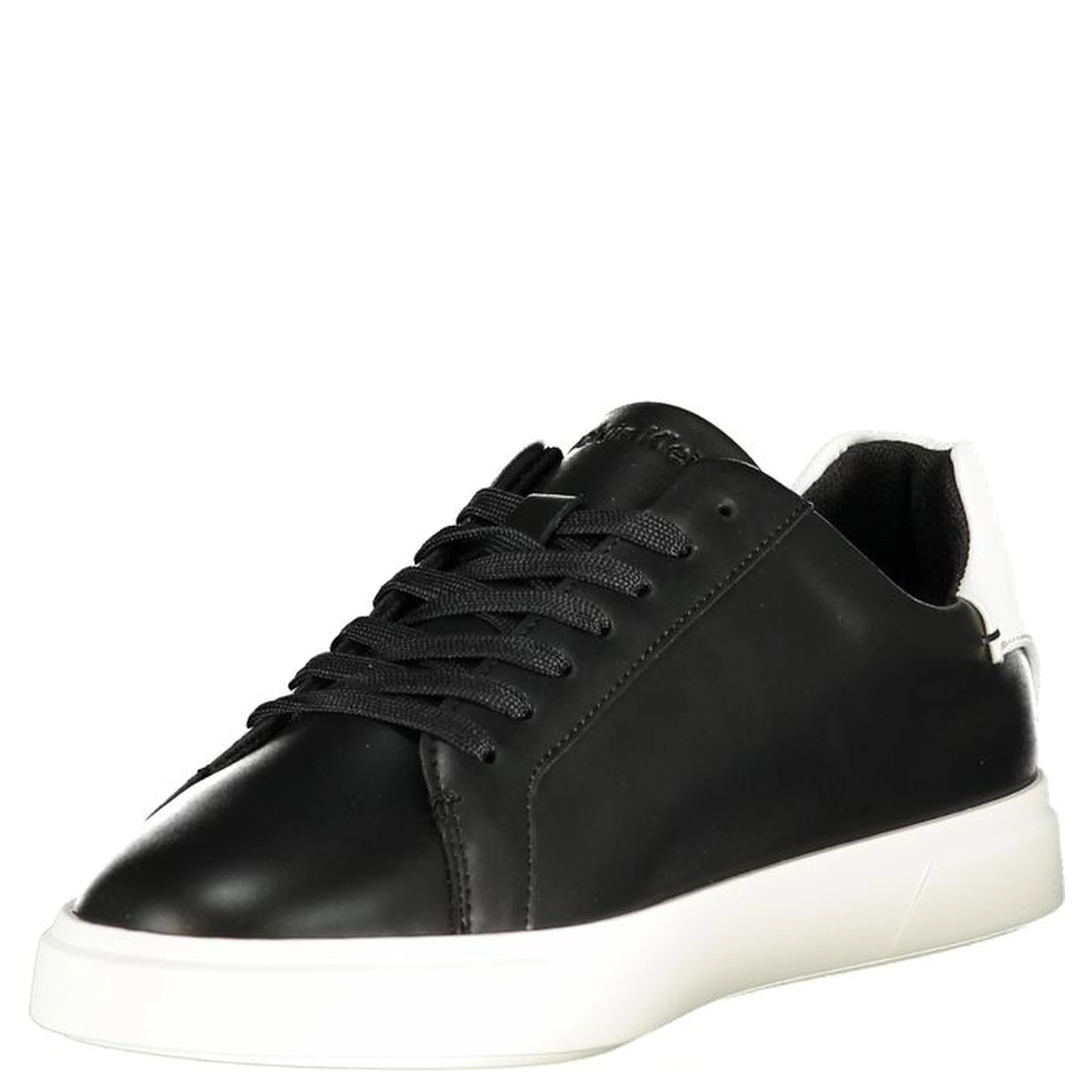 Black Polyurethane Women Sneaker
