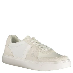 Bianco Polyester Mens Sneaker