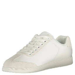 White Polyester Men's Sneaker