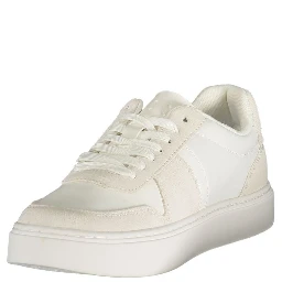 Bianco Polyester Mens Sneaker