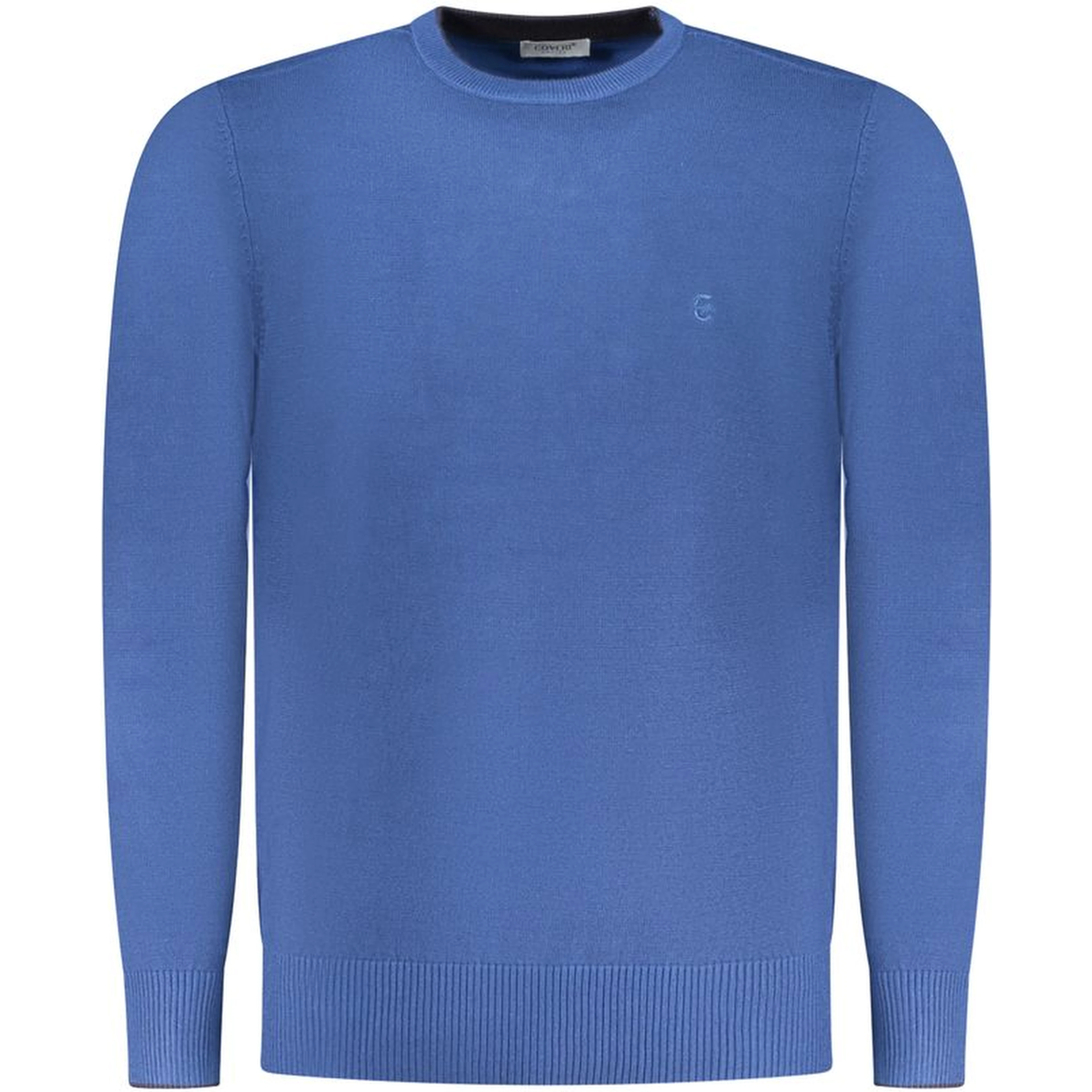 Blue Viscose Men's Sweater