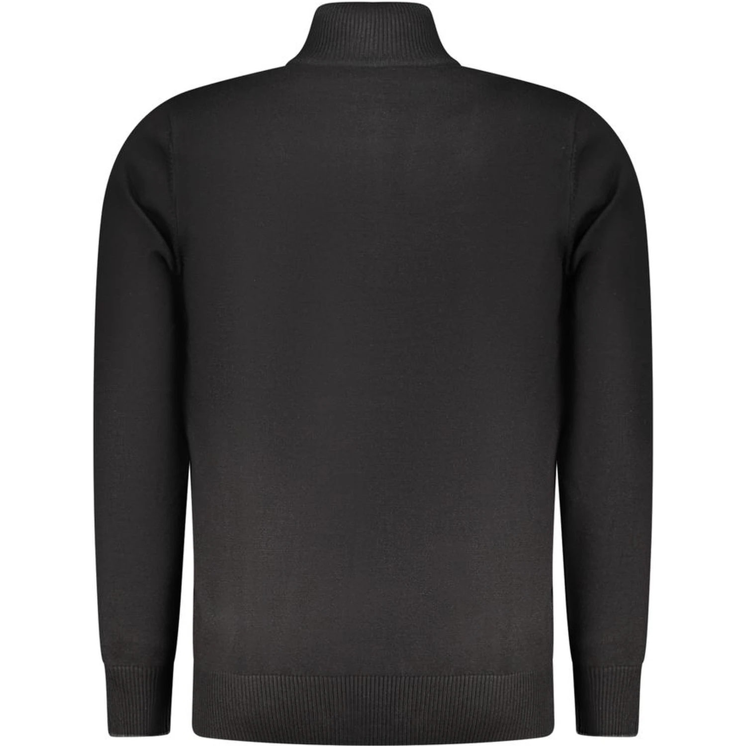 Black Viscose Men's Sweater