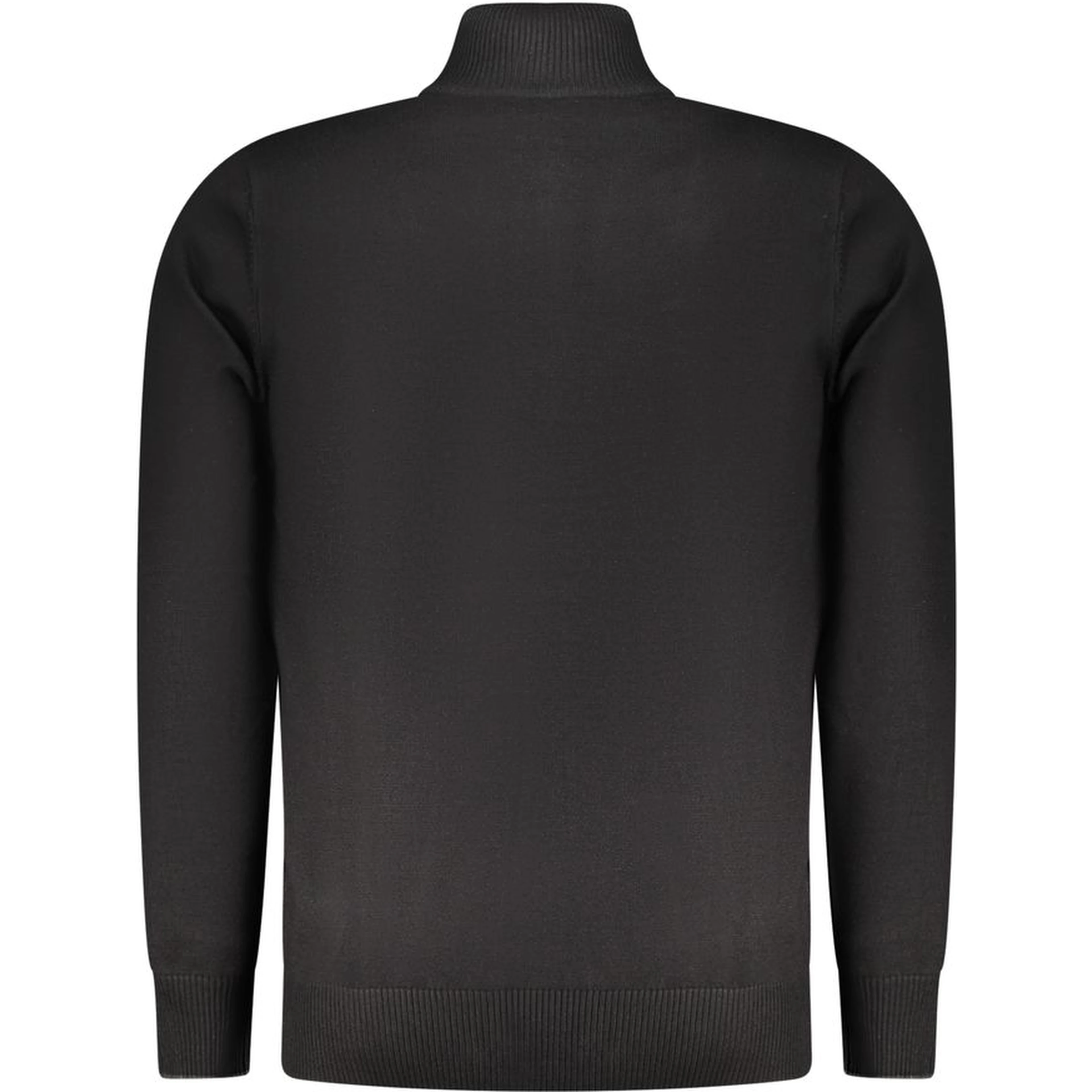 Black Viscose Men's Sweater
