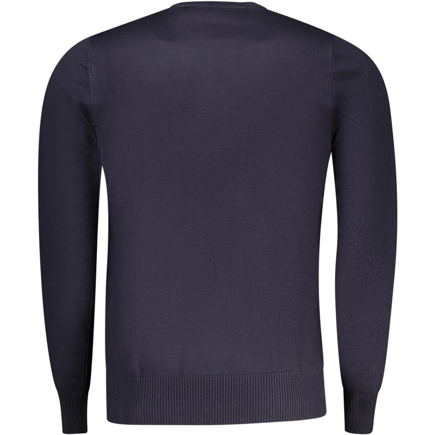 Blu Viscosa Uomo Maglia