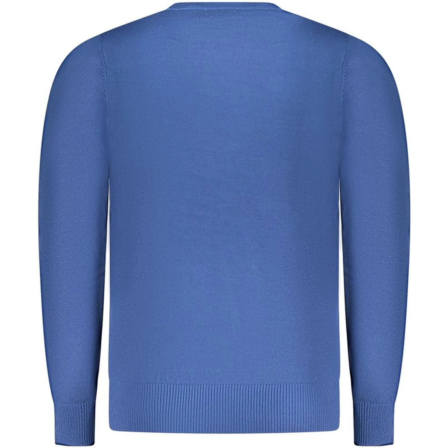 Blue Viscose Men's Sweater