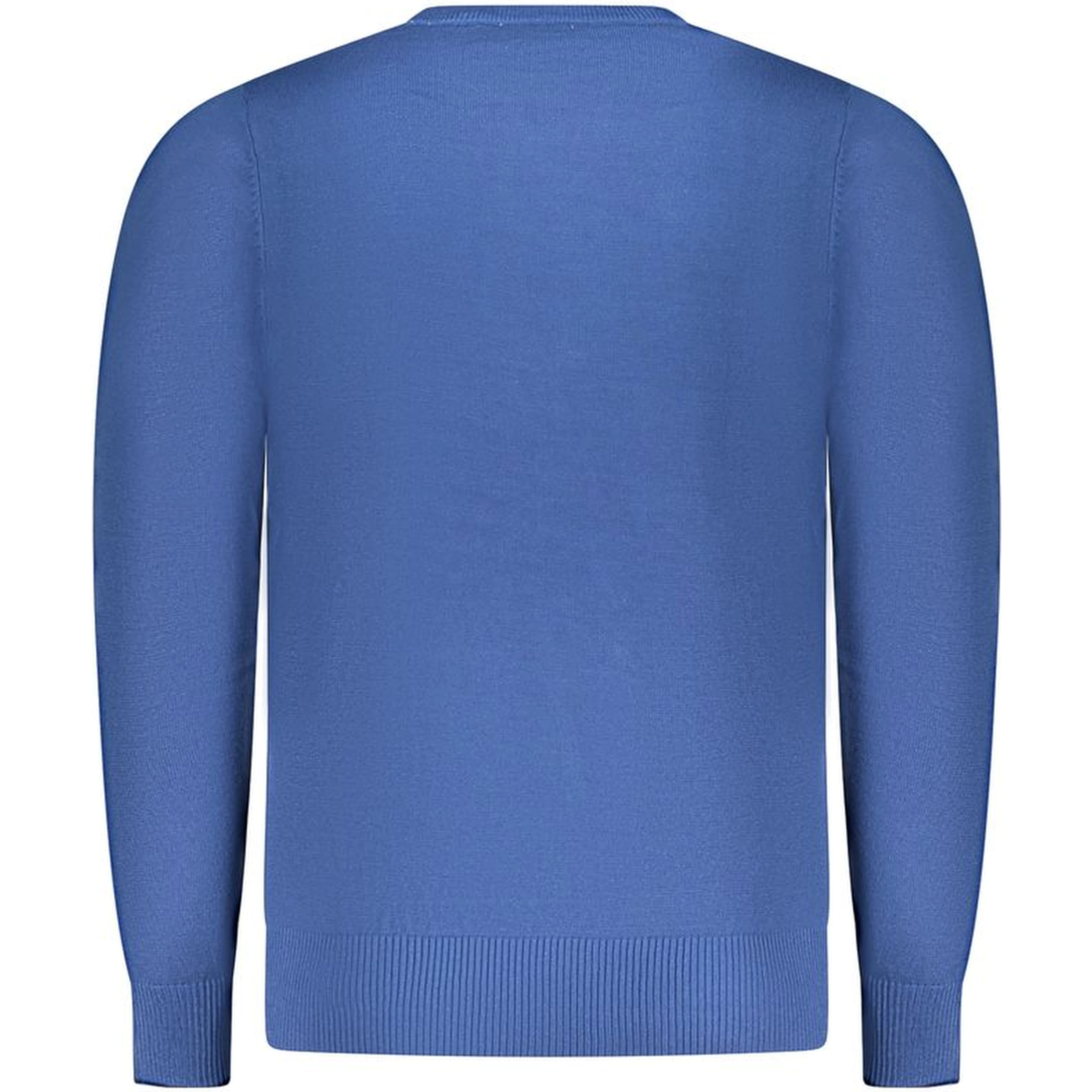 Blue Viscose Men's Sweater