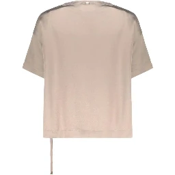 Beige Acetate Blouse