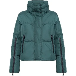 Bicolor Polyamide Coat