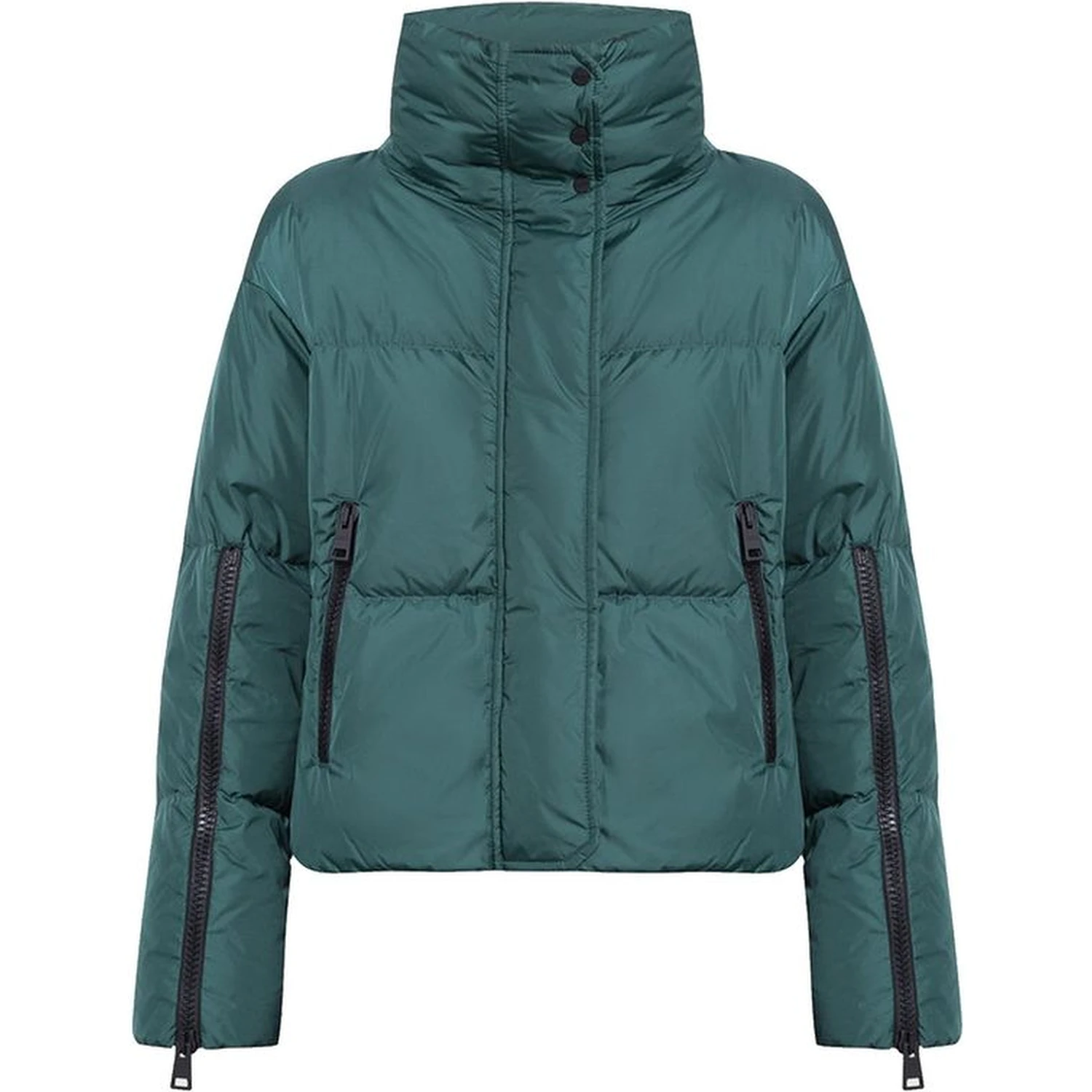 Bicolor Polyamide Coat