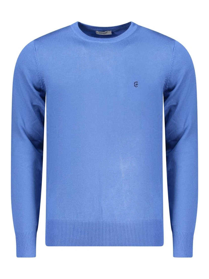 Blue Nylon Sweatshirt