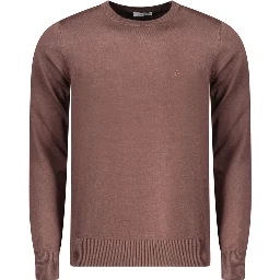 Brown Nylon Sweatshirt