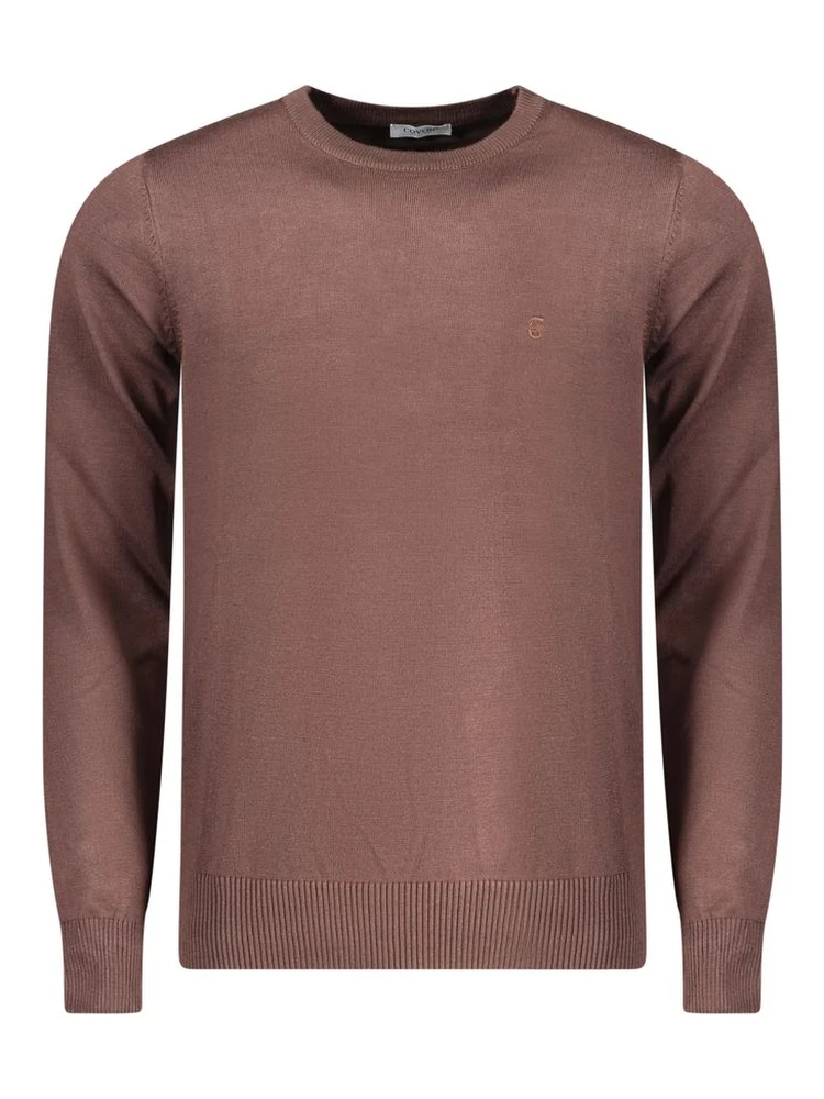 Brown Nylon Sweatshirt