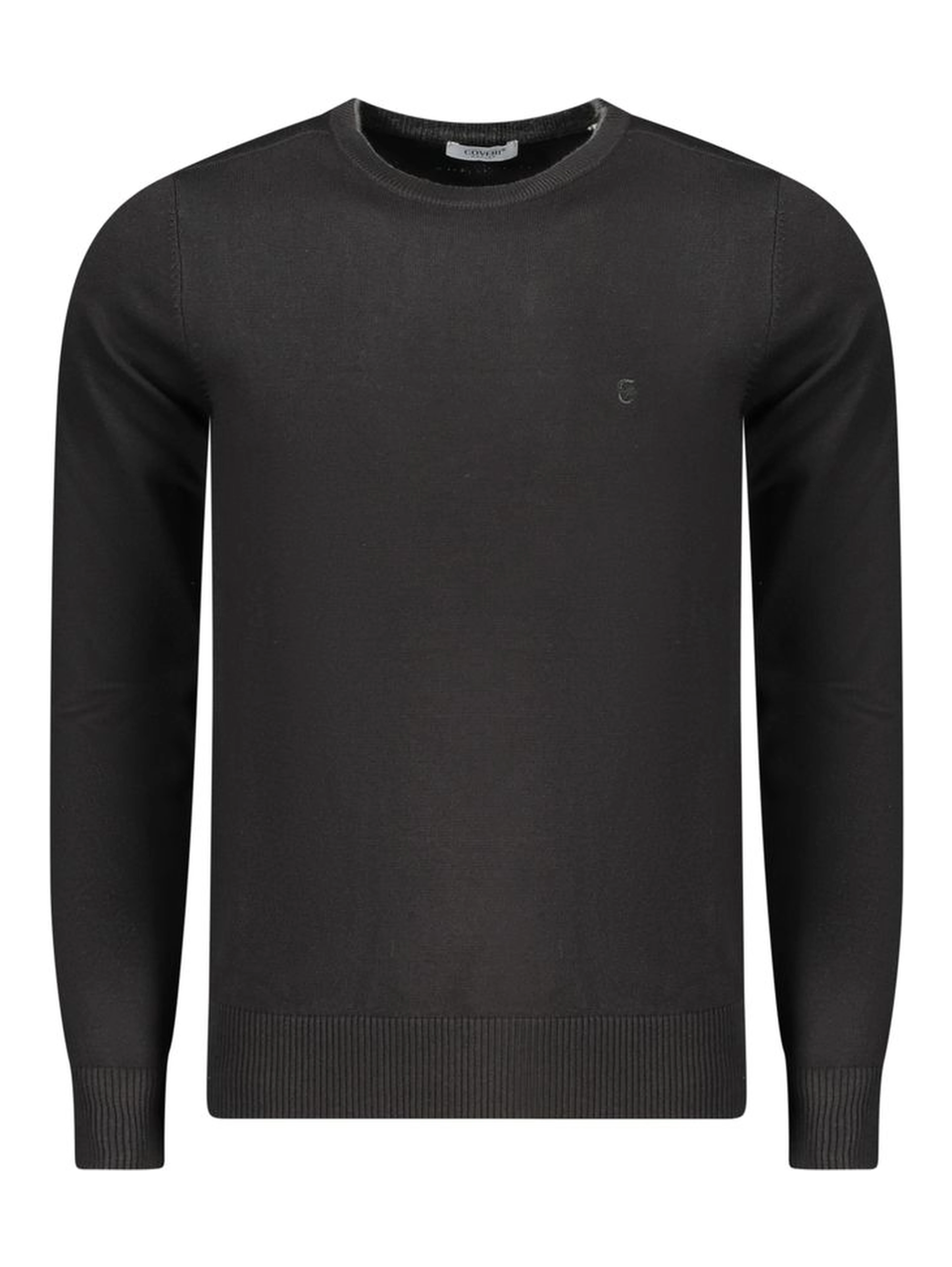 "Black Viscosa Mens Sweater"