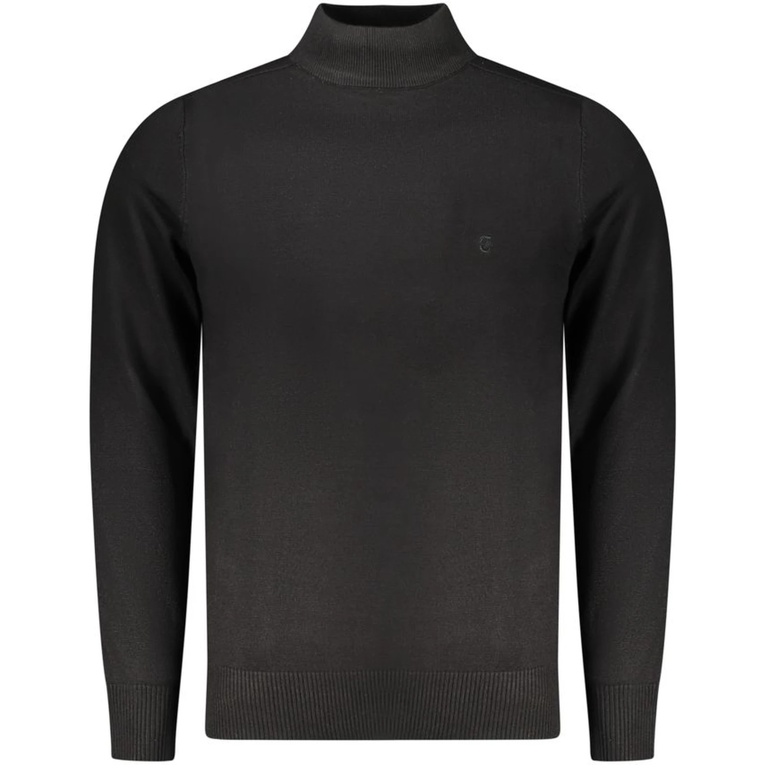 Black Nylon Sweatshirt