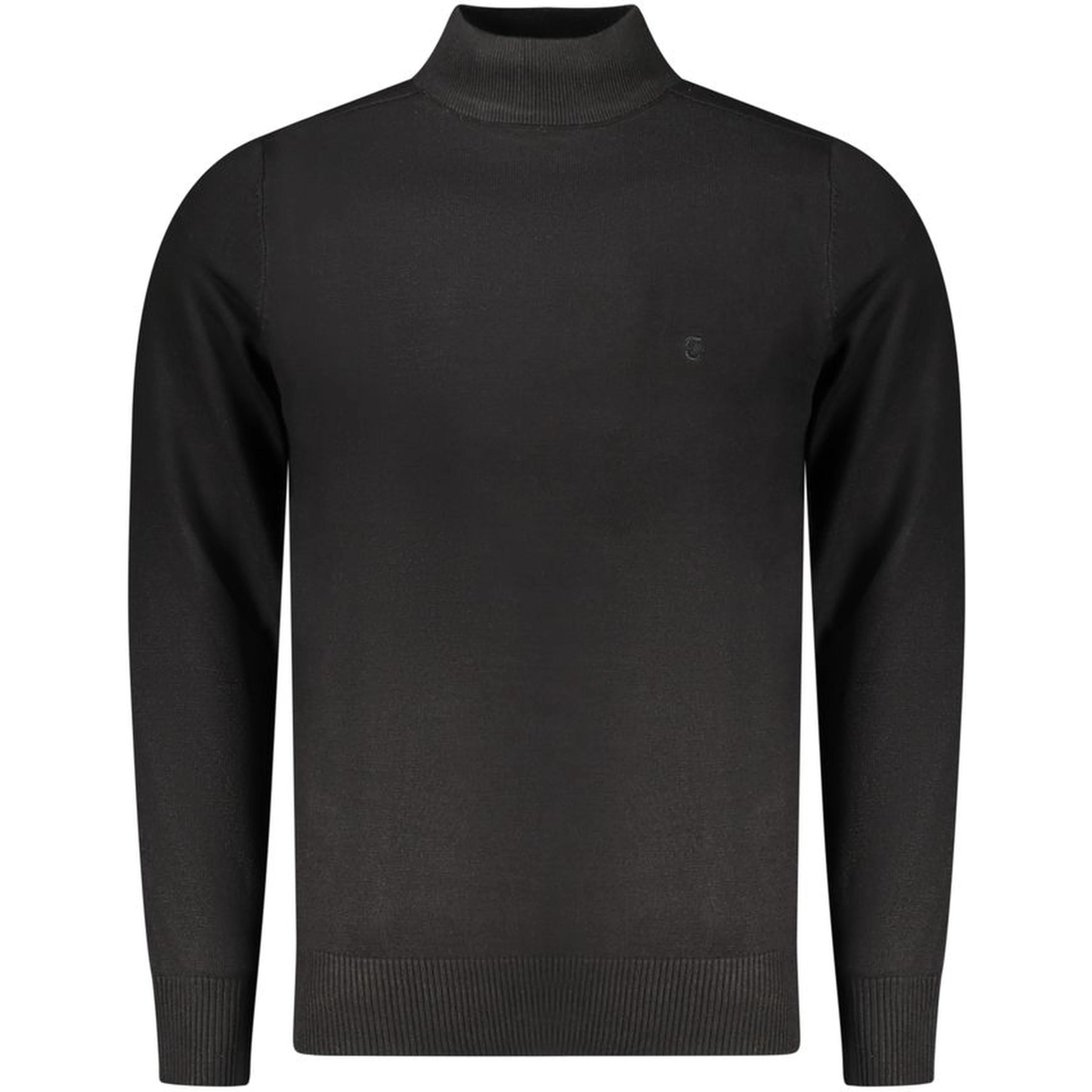 Black Nylon Sweatshirt