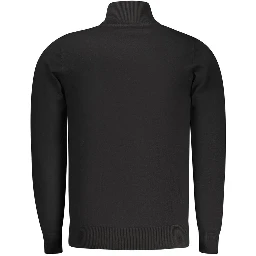 Black Nylon Sweatshirt