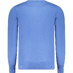 Blue Nylon Sweatshirt