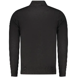 Black Nylon Sweatshirt