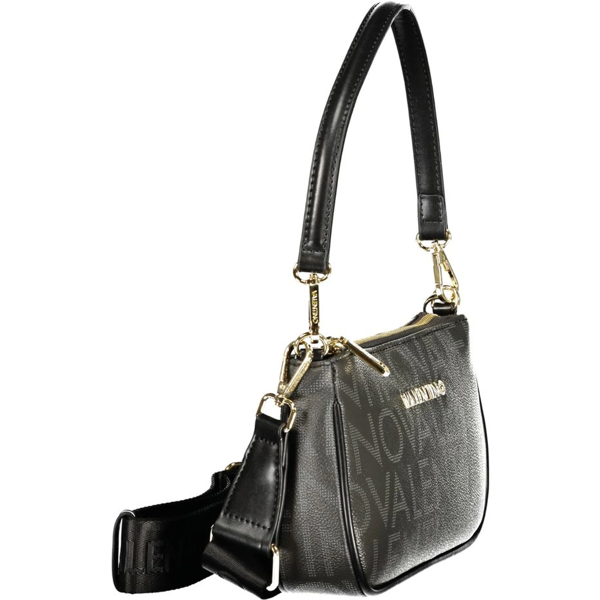 حقيبة يد من البولي إيثيلين الأسود