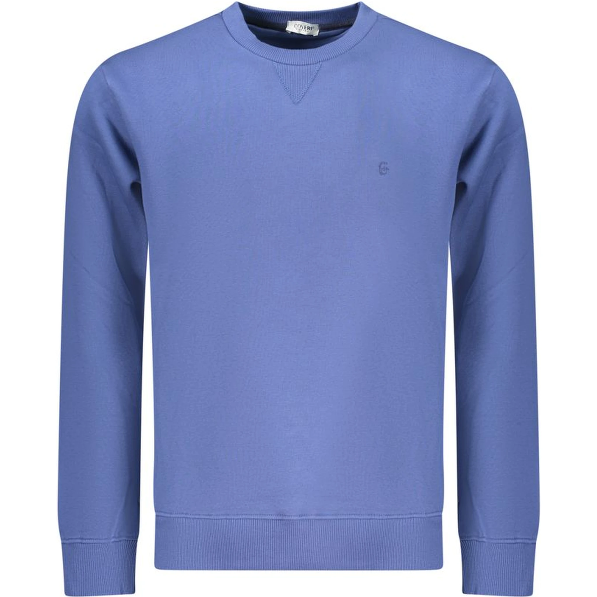 Blue Cotton Men Sweatshirt