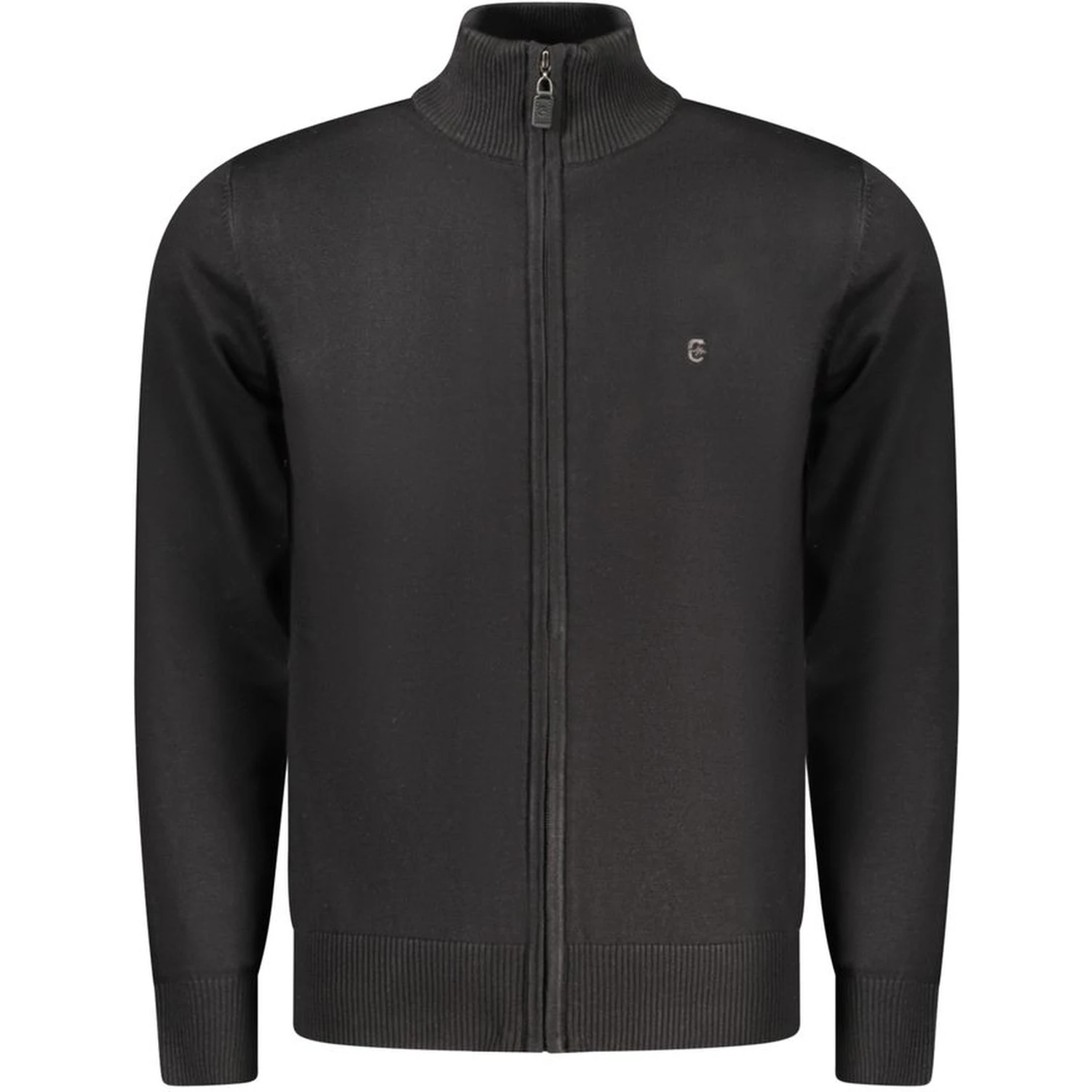 Nero Viscosa Uomo Cardigan