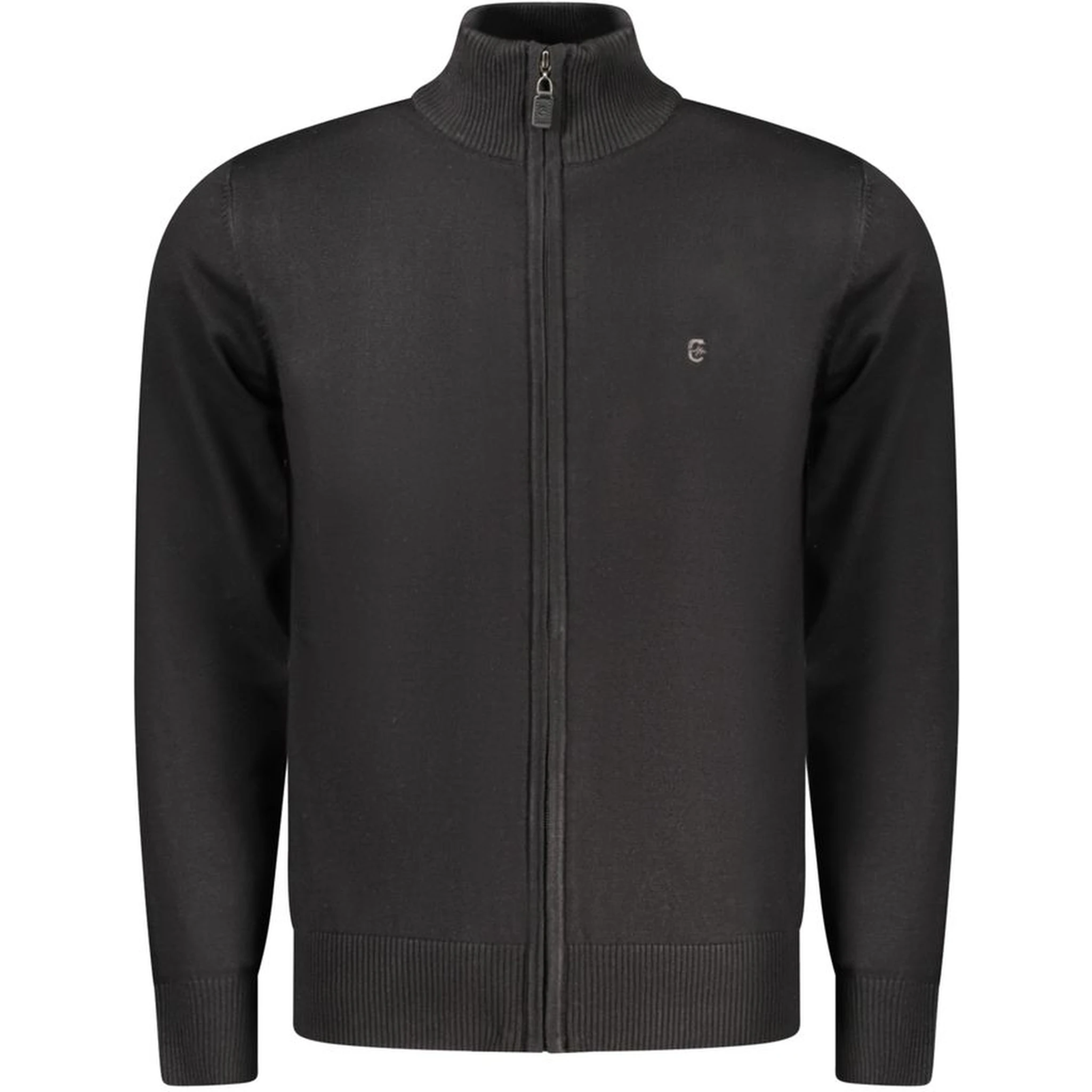 Nero Viscosa Uomo Cardigan