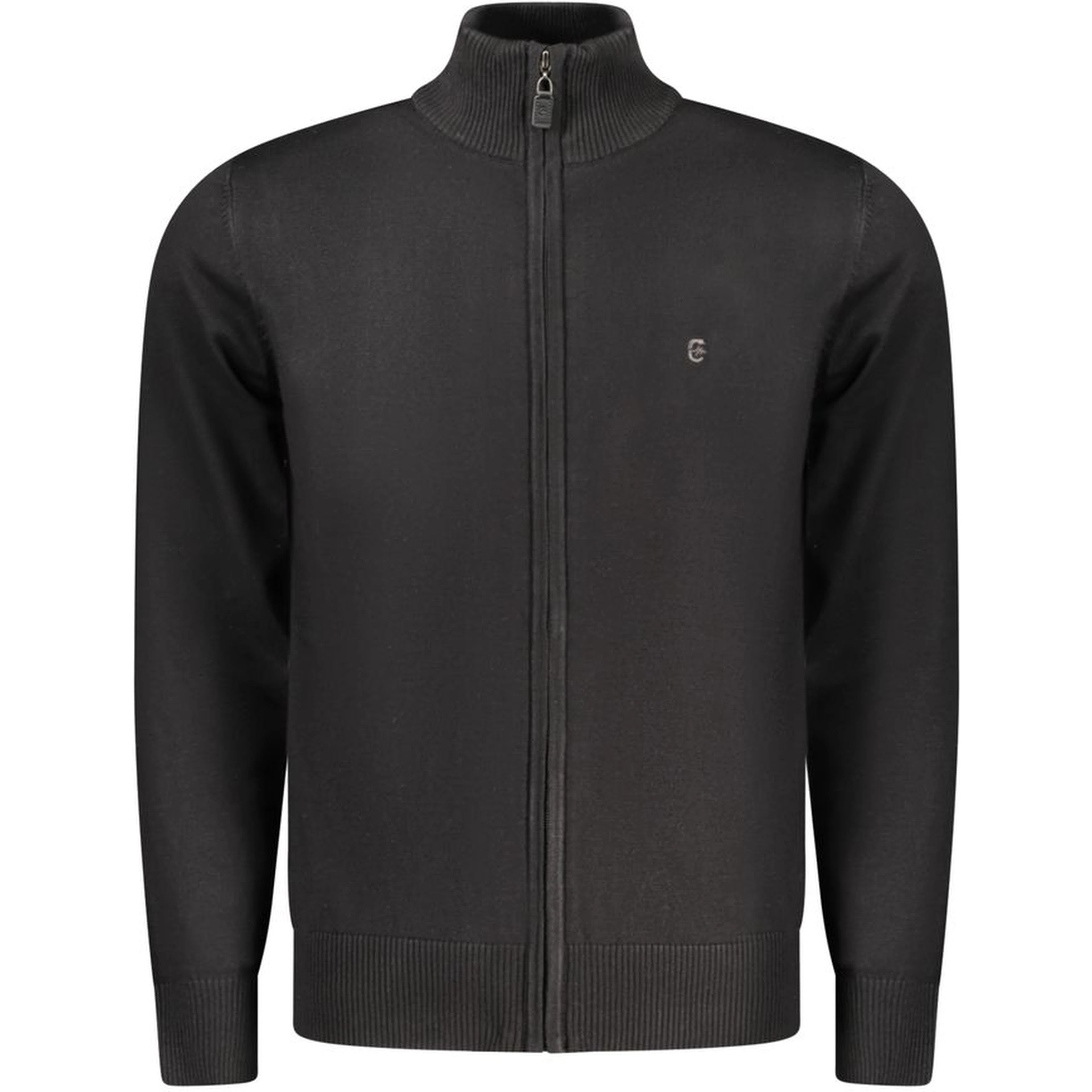 Nero Viscosa Uomo Cardigan