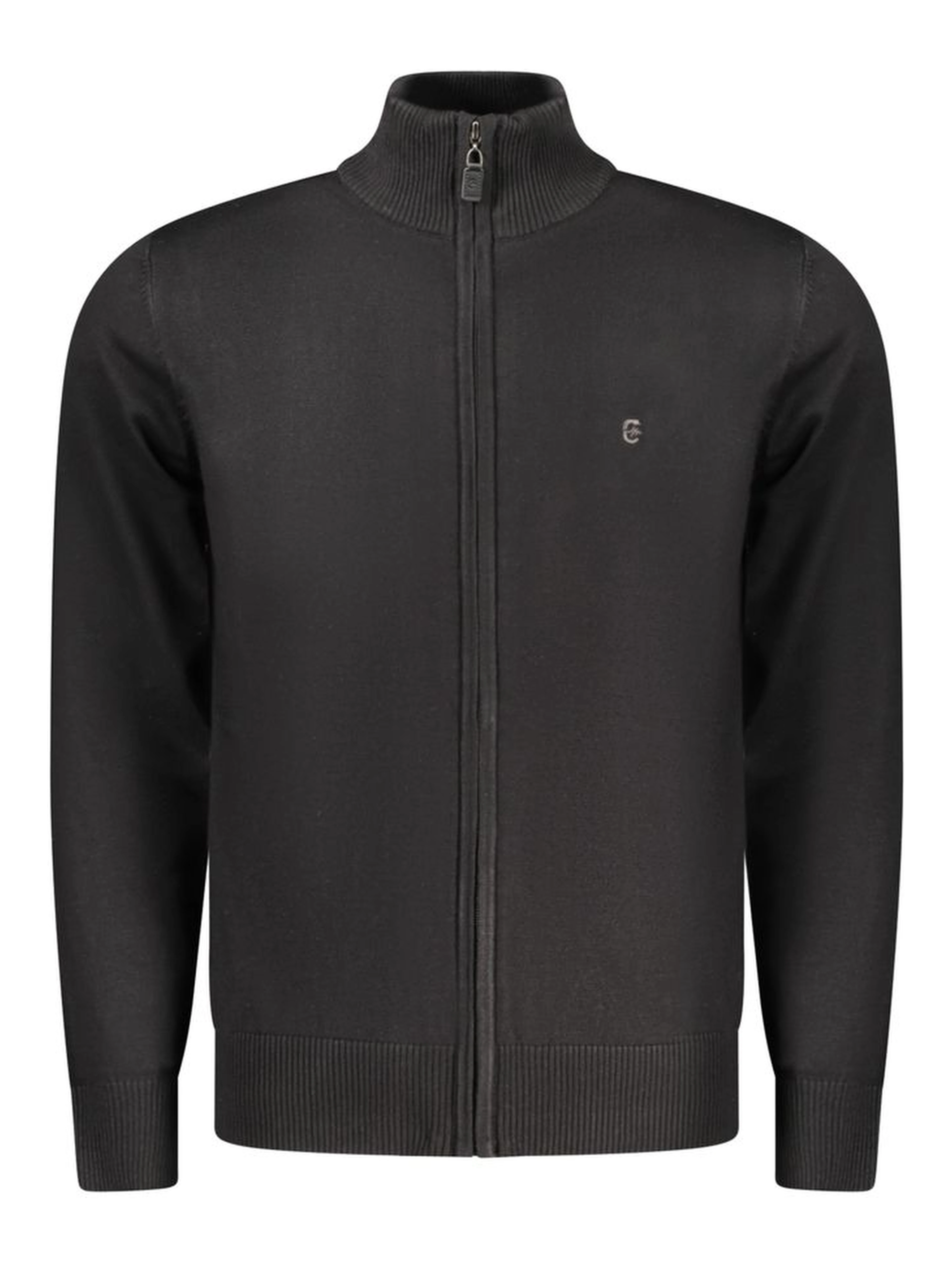 Nero Viscosa Uomo Cardigan