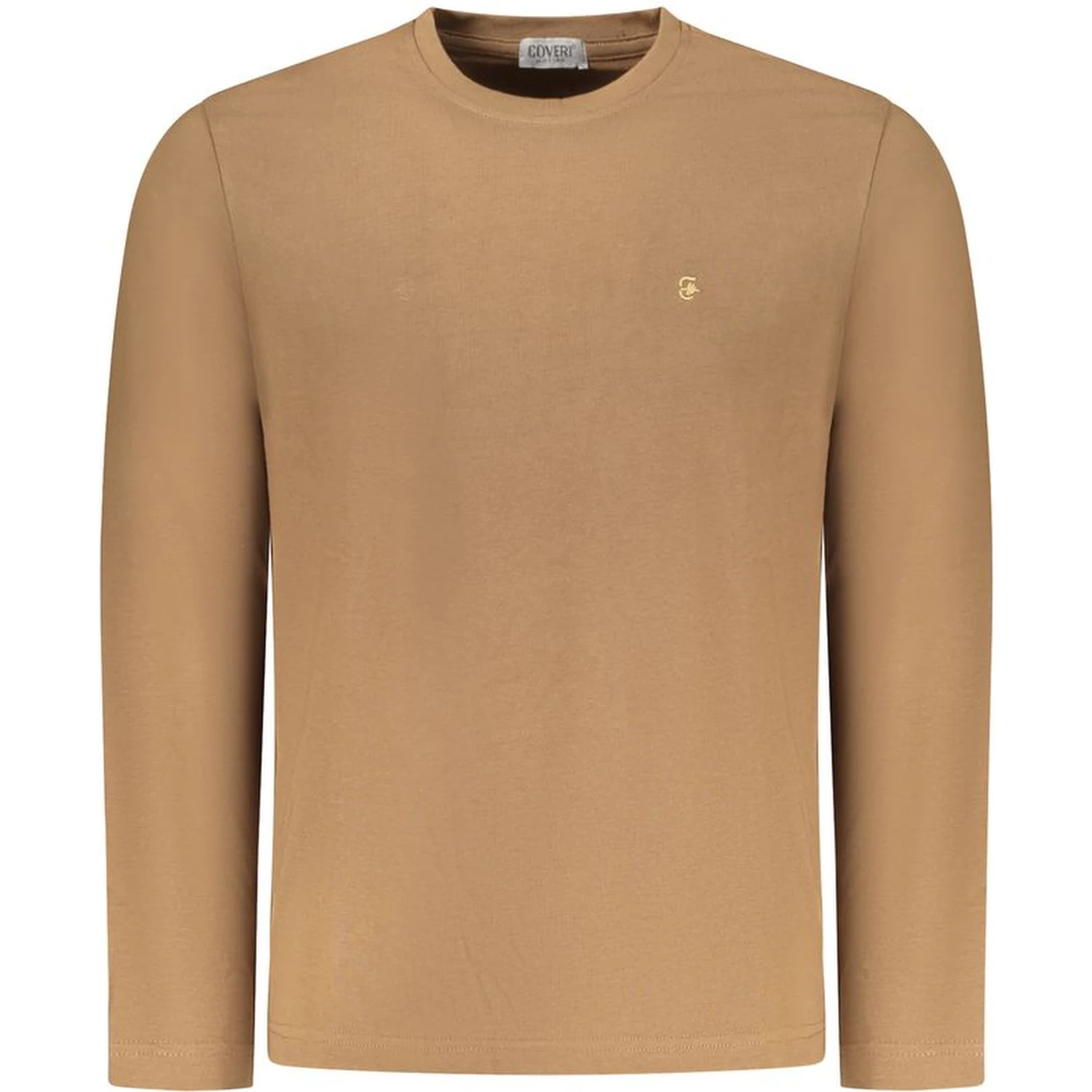 Marrone Cotton Men T-Shirt