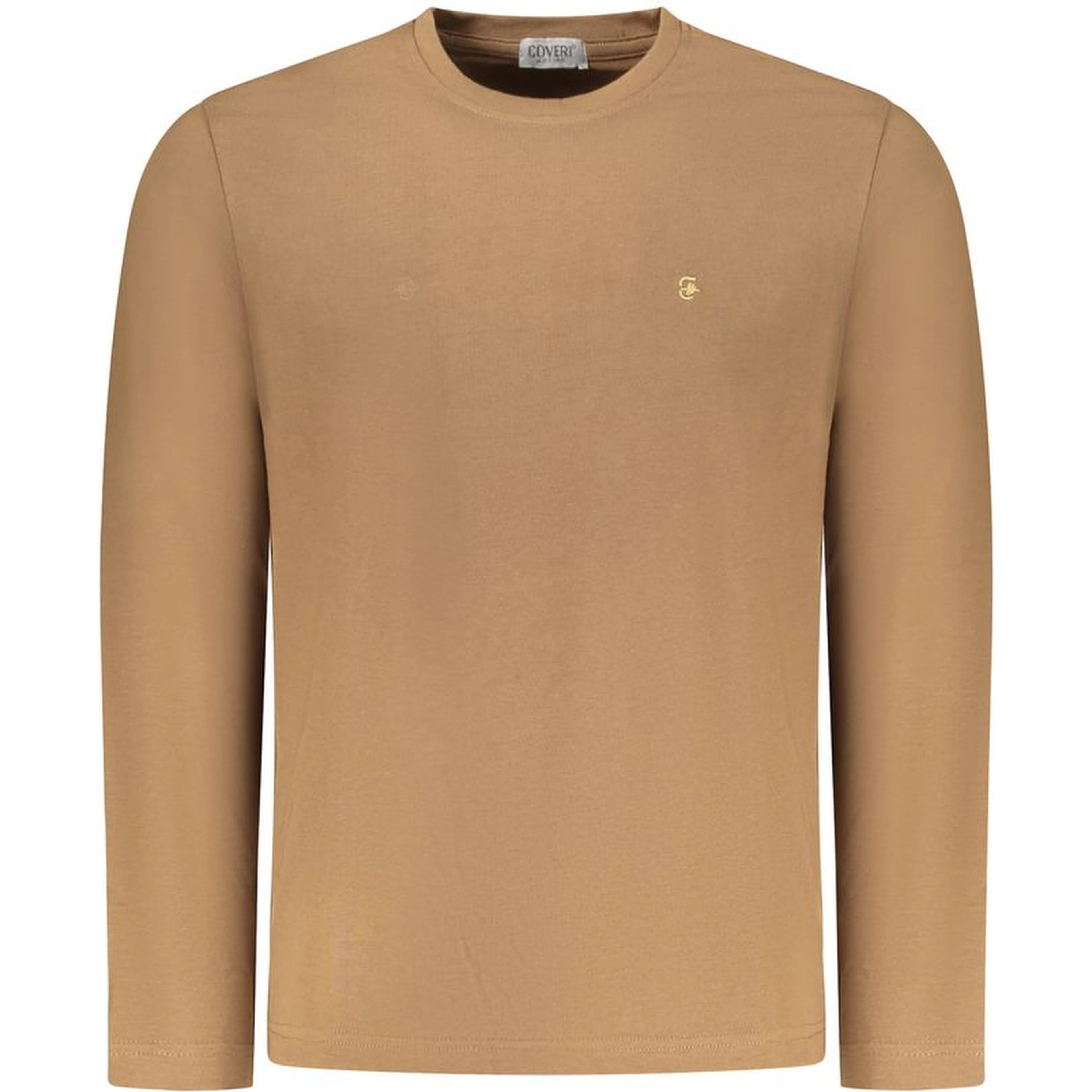 Marrone Cotton Men T-Shirt