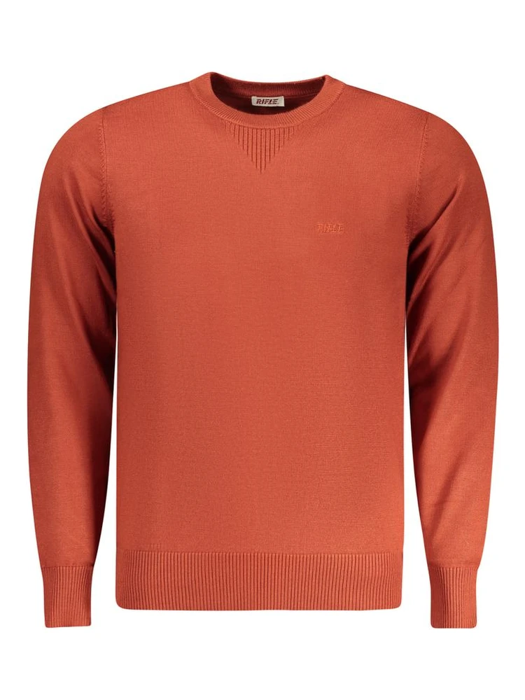 Brown Viscose Men's Sweater