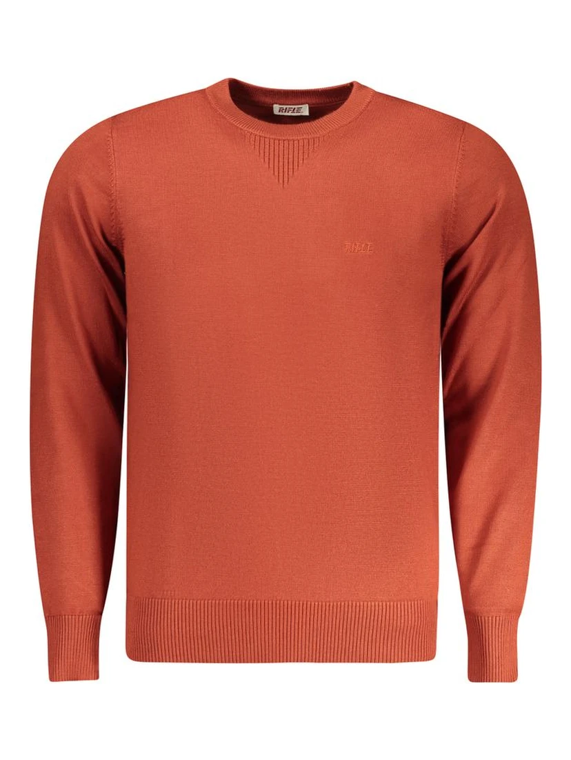 Brown Viscose Men's Sweater