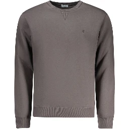 Grigio Cotton Men Sweatshirt