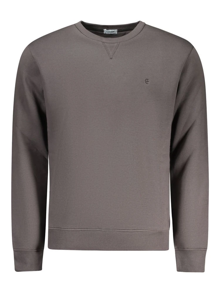 Grigio Cotton Men Sweatshirt