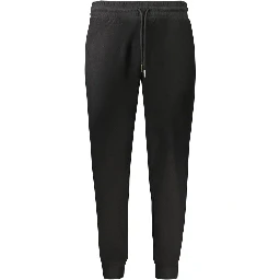 Black Polyester Men's Sweatpant