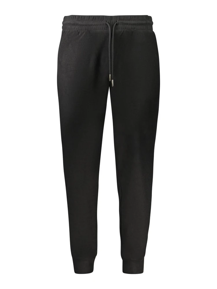 Black Polyester Men's Sweatpant
