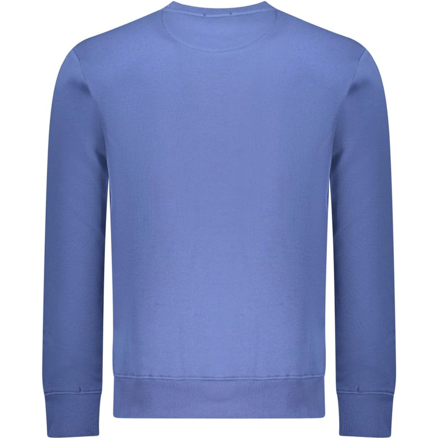 Blue Cotton Men Sweatshirt
