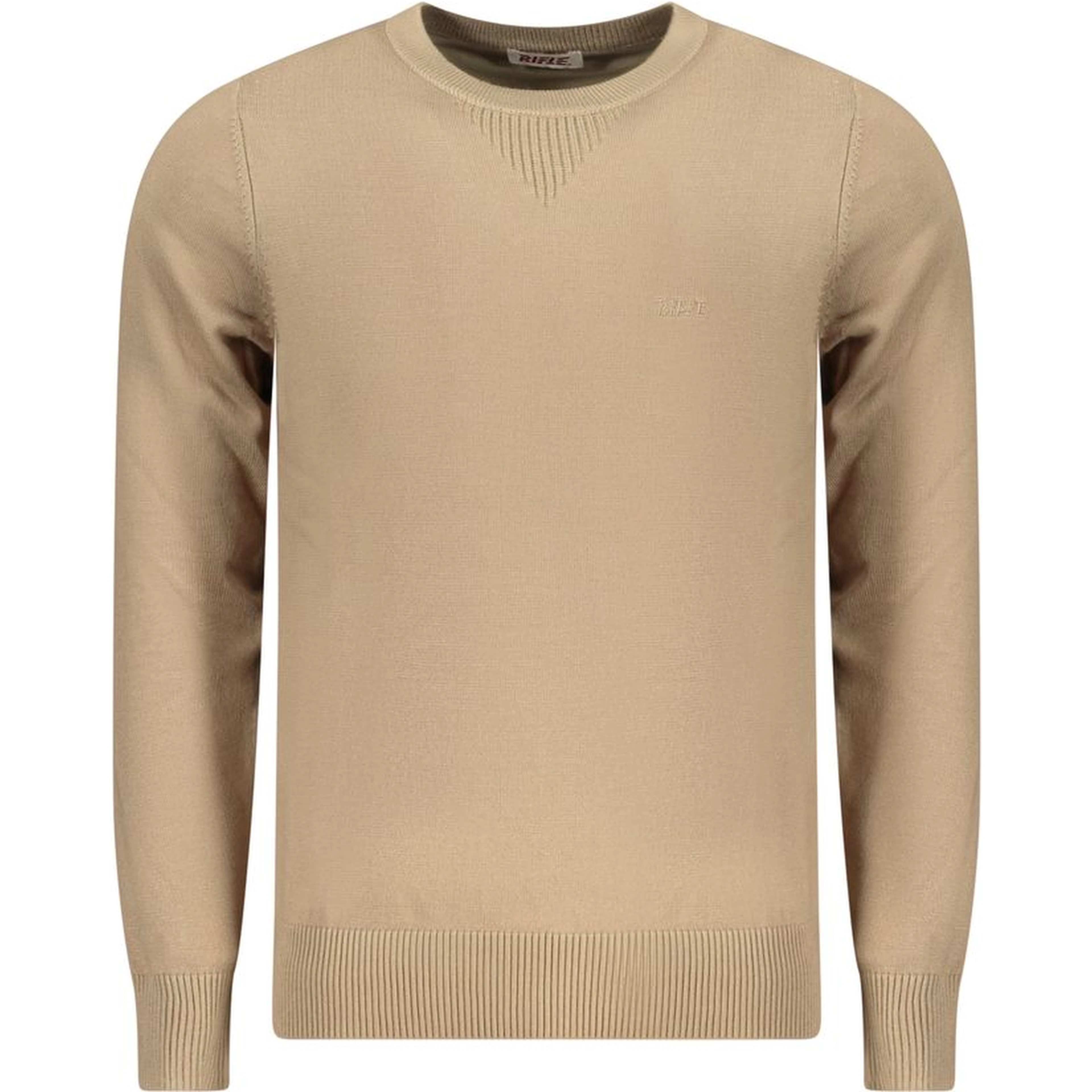 Beige Viscose Men Sweater