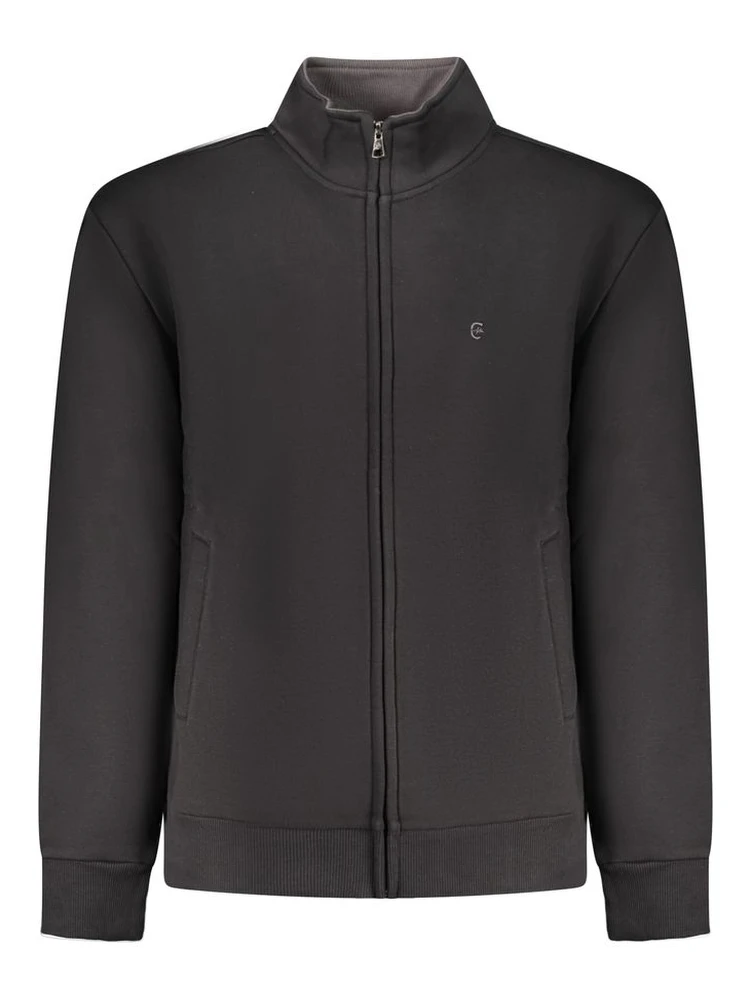 Black Cotton Men's Sweatshirt