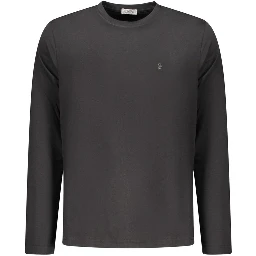 "Black Cotton Men's T-Shirt"