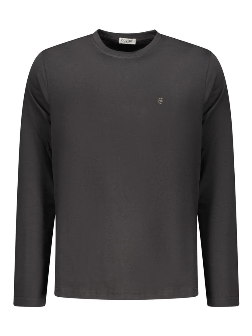 "Black Cotton Men's T-Shirt"